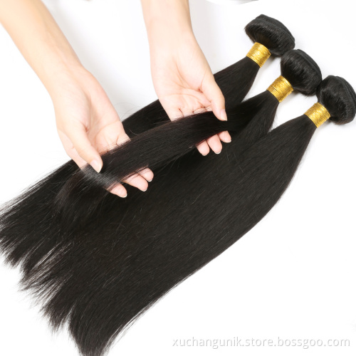 Uniky Mink Brazilian Virgin 100 Human Hair Bundles 12A Straight Virgin Unprocessed Hair vendors